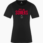 Somers Softball Spartans BSN SPORTS Women's Phenom Short Sleeve T-Shirt Front Thumbnail