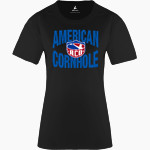 American Cornhole <span class="pdp-name-mascot">American Cornhole</span> BSN SPORTS Women's Phenom Short Sleeve T-Shirt Front Thumbnail