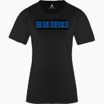 ZANESVILLE HIGH SCHOOL BLUE DEVILS BSN SPORTS Women's Phenom Short Sleeve T-Shirt Front Thumbnail