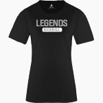 Legends Baseball Legends <span class="pdp-name-mascot">Legends Baseball Legends</span> BSN SPORTS Women's Phenom Short Sleeve T-Shirt Front Thumbnail