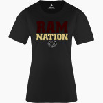 HOLT HIGH SCHOOL RAMS BSN SPORTS Women's Phenom Short Sleeve T-Shirt Front Thumbnail