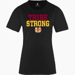 TULARE UNION HIGH SCHOOL REDSKINS <span class="pdp-name-mascot">TULARE TRIBE</span> BSN SPORTS Women's Phenom Short Sleeve T-Shirt Front Thumbnail