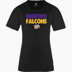 HANFORD HIGH SCHOOL FALCONS <span class="pdp-name-mascot">HANFORD FALCONS</span> BSN SPORTS Women's Phenom Short Sleeve T-Shirt Front Thumbnail