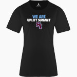 UPLIFT SUMMIT INTERNATIONAL PREPARATORY SKYHAWKS BSN SPORTS Women's Phenom Short Sleeve T-Shirt Front Thumbnail