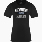 Skyview Hawks <span class="pdp-name-mascot">Skyview Hawks</span> BSN SPORTS Women's Phenom Short Sleeve T-Shirt Front Thumbnail
