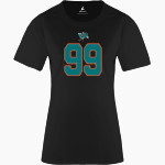 PLANT CITY HIGH SCHOOL RAIDERS BSN SPORTS Women's Phenom Short Sleeve T-Shirt Front Thumbnail