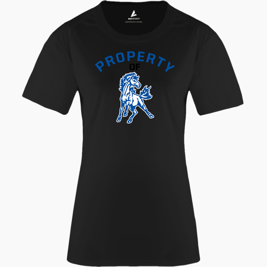 BRIMLEY HIGH SCHOOL BAYS <span class="pdp-name-mascot">BRIMLEY BAYS</span> BSN SPORTS Women's Phenom Short Sleeve T-Shirt
