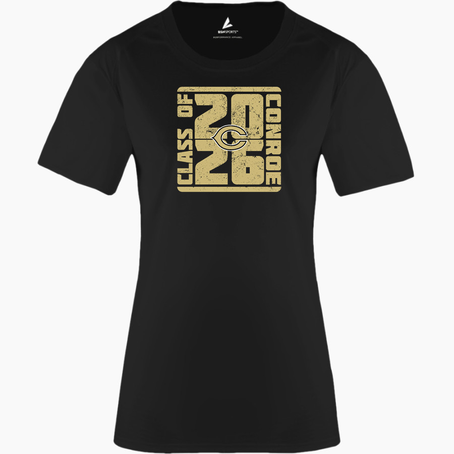 CONROE HIGH SCHOOL TIGERS <span class="pdp-name-mascot">CONROE TIGERS</span> BSN SPORTS Women's Phenom Short Sleeve T-Shirt