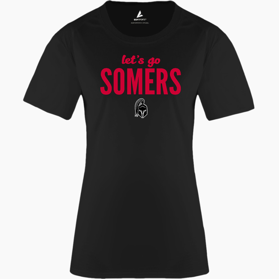 Somers Softball Spartans BSN SPORTS Women's Phenom Short Sleeve T-Shirt