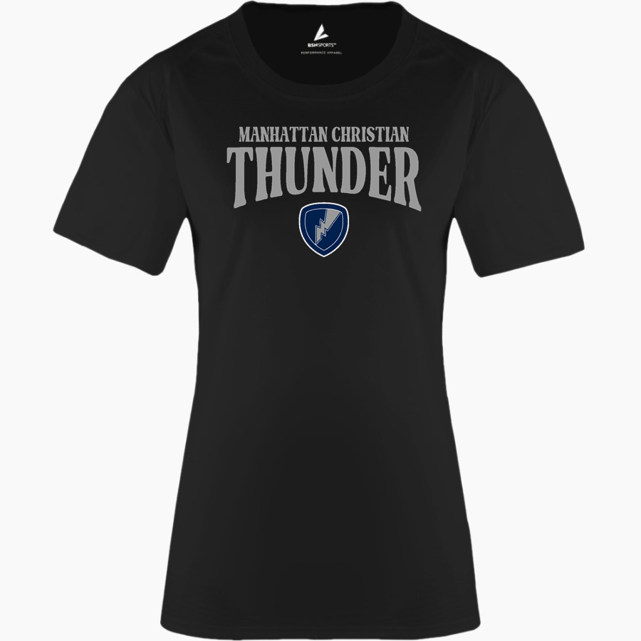 Manhattan Christian Thunder <span class="pdp-name-mascot">Manhattan Christian Thunder</span> BSN SPORTS Women's Phenom Short Sleeve T-Shirt