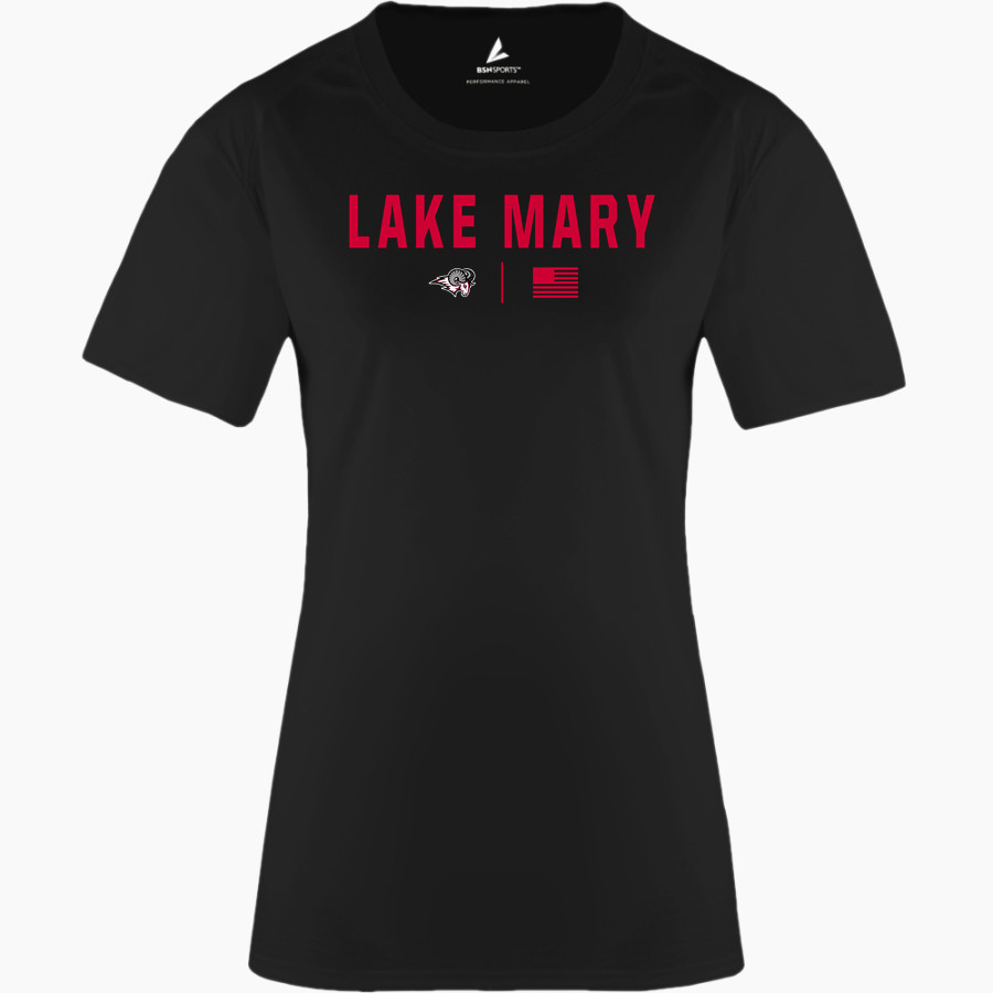 Lake Mary Rams <span class="pdp-name-mascot">Lake Mary Rams</span> BSN SPORTS Women's Phenom Short Sleeve T-Shirt