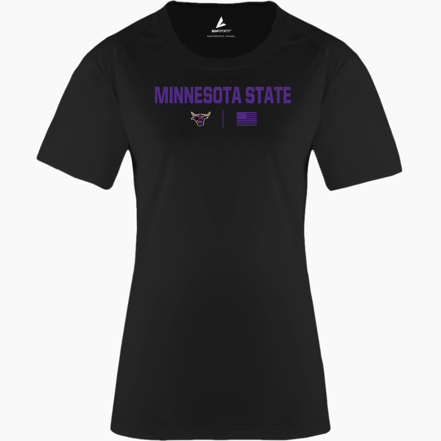 Minnesota State University Mankato <span class="pdp-name-mascot">Minnesota State Mavericks</span> BSN SPORTS Women's Phenom Short Sleeve T-Shirt