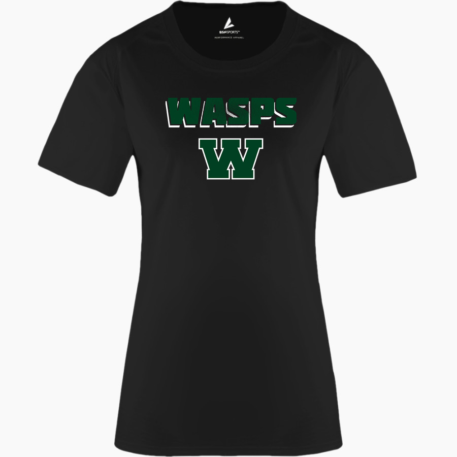 WOODSTOCK UNION HIGH SCHOOL WASPS <span class="pdp-name-mascot">WOODSTOCK WASPS</span> BSN SPORTS Women's Phenom Short Sleeve T-Shirt