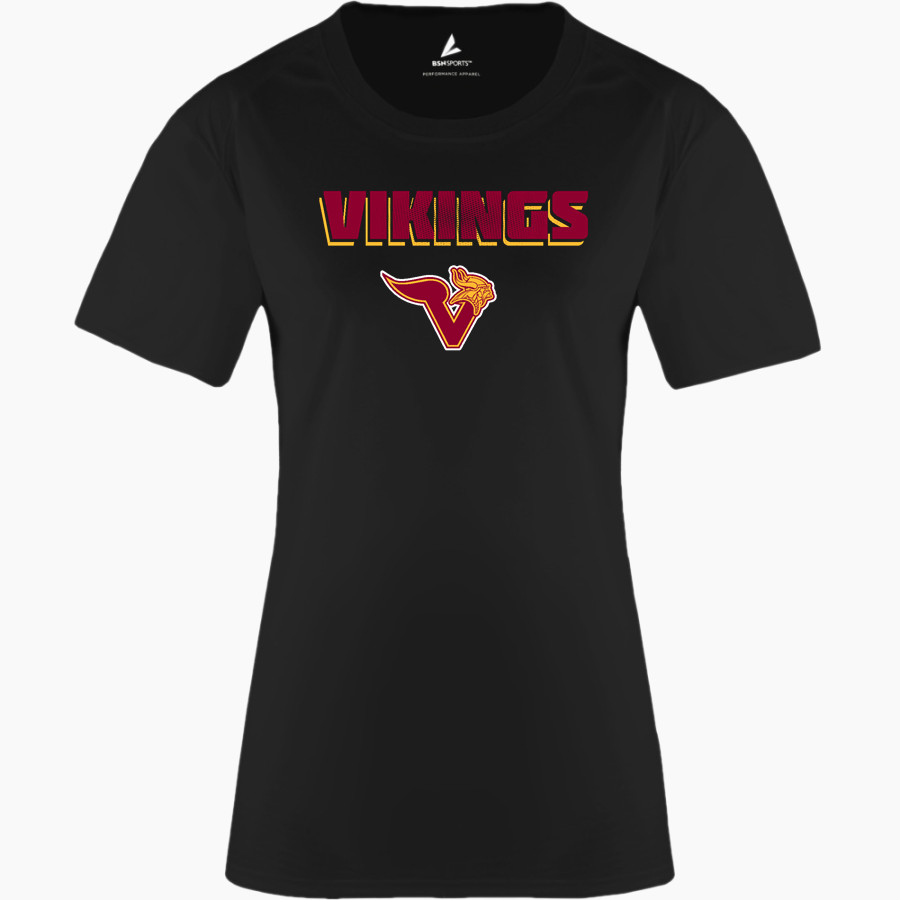 VOORHEES VIKINGS official sideline store <span class="pdp-name-mascot">VOORHEES VIKINGS</span> BSN SPORTS Women's Phenom Short Sleeve T-Shirt