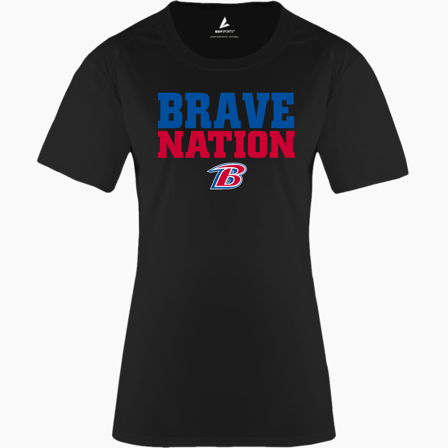 Bondurant Braves BSN SPORTS Women's Phenom Short Sleeve T-Shirt