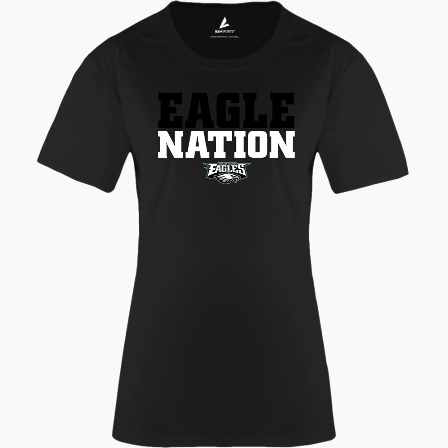 AYA MS Merch Store Eagles <span class="pdp-name-mascot">AYA MS Merch Store Hawks</span> BSN SPORTS Women's Phenom Short Sleeve T-Shirt