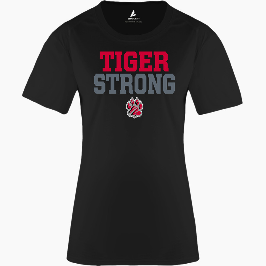 BETHEL-TATE HIGH SCHOOL Tigers official sideline store <span class="pdp-name-mascot">BETHEL TATE TIGERS</span> BSN SPORTS Women's Phenom Short Sleeve T-Shirt