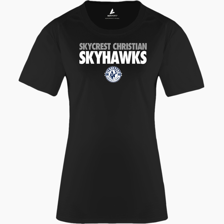 SKYCREST CHRISTIAN Skyhawks <span class="pdp-name-mascot">SKYCREST CHRISTIAN SCHOOL</span> BSN SPORTS Women's Phenom Short Sleeve T-Shirt