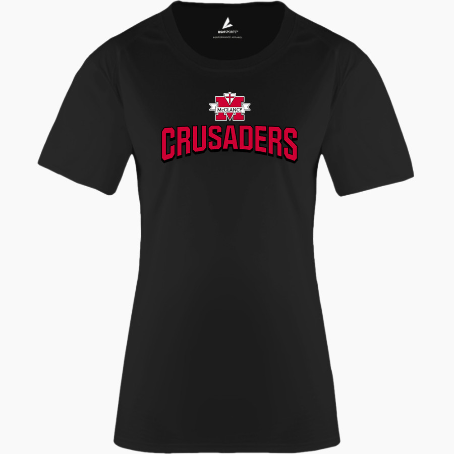 Monsignor McClancy Crusaders <span class="pdp-name-mascot">Monsignor McClancy Crusaders</span> BSN SPORTS Women's Phenom Short Sleeve T-Shirt