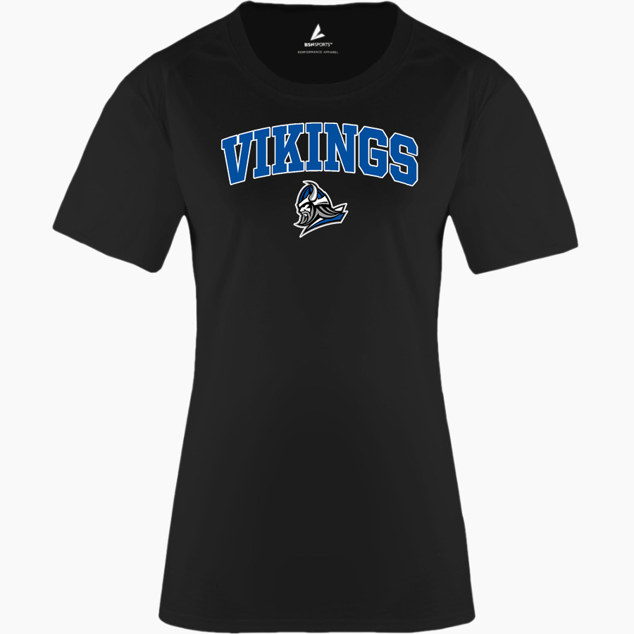 Winnebago Lutheran Vikings Online Store BSN SPORTS Women's Phenom Short Sleeve T-Shirt