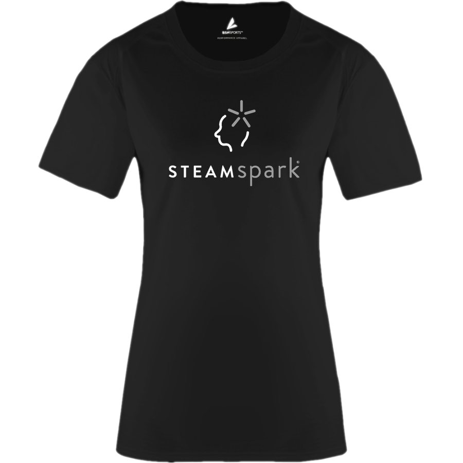STEAMspark STEAMspark <span class="pdp-name-mascot">STEAMspark</span> BSN SPORTS Women's Phenom Short Sleeve T-Shirt