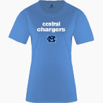 CENTRAL HIGH SCHOOL CHARGERS BSN SPORTS Women's Phenom Short Sleeve T-Shirt Front Thumbnail