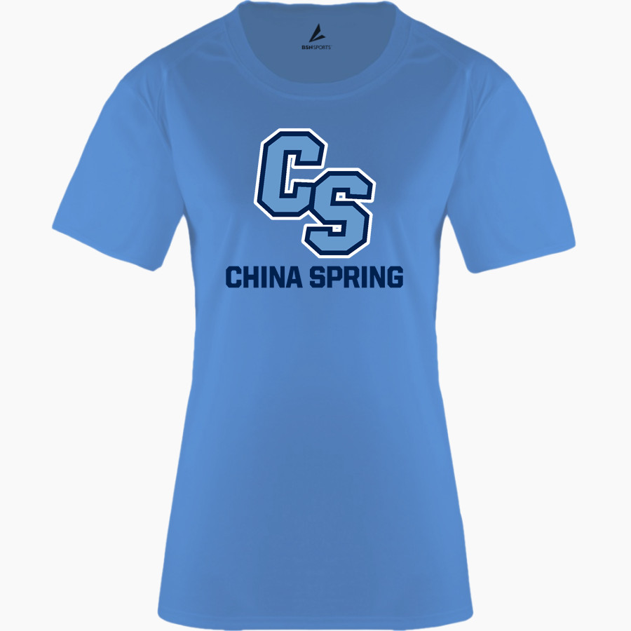 CHINA SPRING HIGH SCHOOL COUGARS BSN SPORTS Women's Phenom Short Sleeve T-Shirt