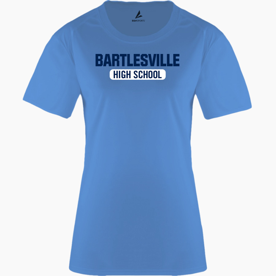 BARTLESVILLE HIGH SCHOOL BRUINS <span class="pdp-name-mascot">BARTLESVILLE BRUINS</span> BSN SPORTS Women's Phenom Short Sleeve T-Shirt