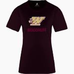 WOODRUFF HIGH SCHOOL WOLVERINES BSN SPORTS Women's Phenom Short Sleeve T-Shirt Front Thumbnail