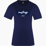 Lamar Mustangs BSN SPORTS Women's Phenom Short Sleeve T-Shirt Front Thumbnail