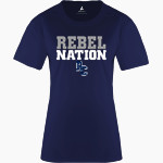 RITCHIE COUNTY HIGH SCHOOL REBELS BSN SPORTS Women's Phenom Short Sleeve T-Shirt Front Thumbnail