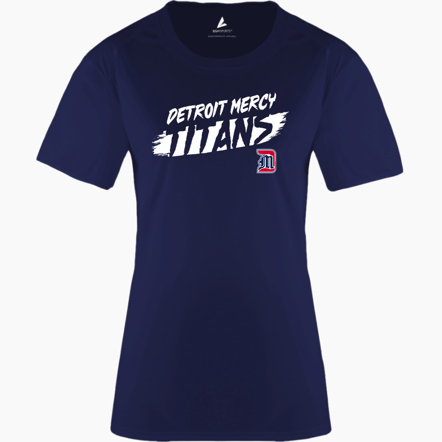 Detroit Mercy Titans Sideline Store <span class="pdp-name-mascot">UDM Titans</span> BSN SPORTS Women's Phenom Short Sleeve T-Shirt