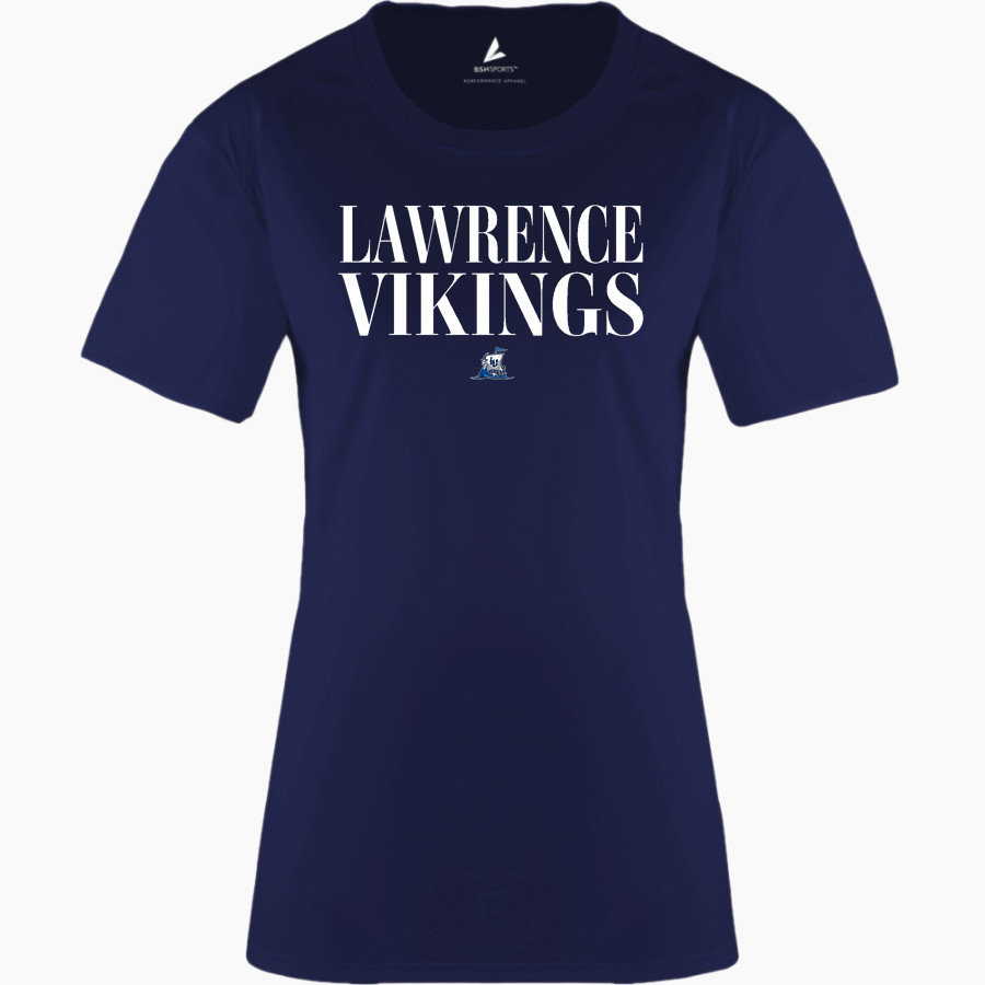 Lawrence University Vikings Online Store BSN SPORTS Women's Phenom Short Sleeve T-Shirt
