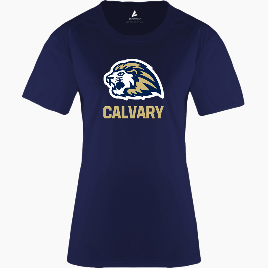 Calvary Lions BSN SPORTS Women's Phenom Short Sleeve T-Shirt