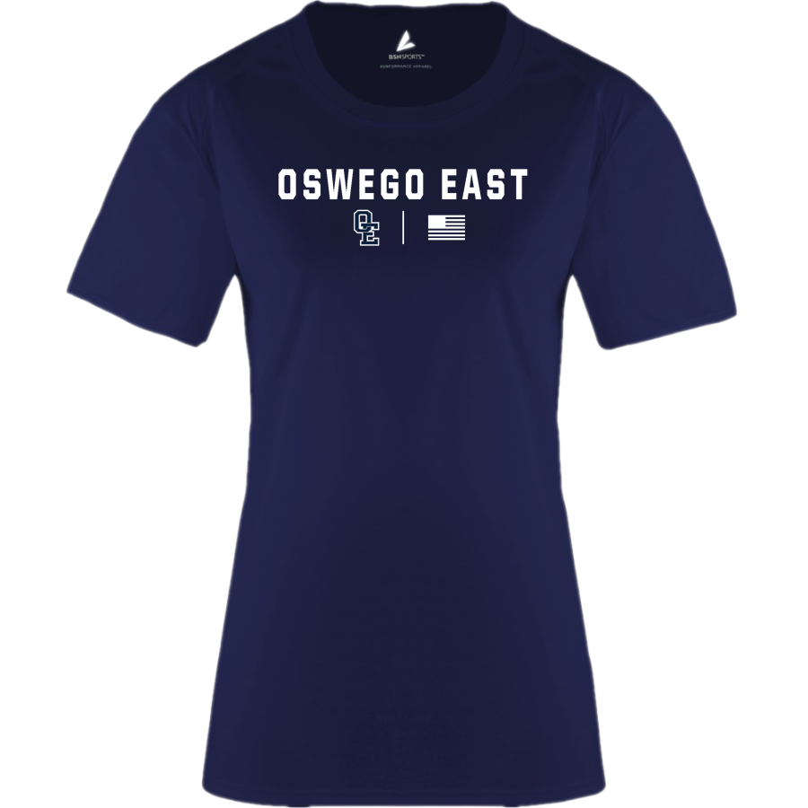 Oswego East Wolves <span class="pdp-name-mascot">Oswego East Wolves</span> BSN SPORTS Women's Phenom Short Sleeve T-Shirt