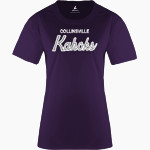 Collinsville Kahoks BSN SPORTS Women's Phenom Short Sleeve T-Shirt Front Thumbnail