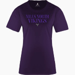 Niles North Vikings BSN SPORTS Women's Phenom Short Sleeve T-Shirt Front Thumbnail