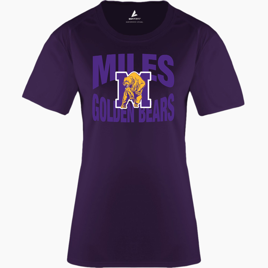 Miles Golden Bears BSN SPORTS Women's Phenom Short Sleeve T-Shirt