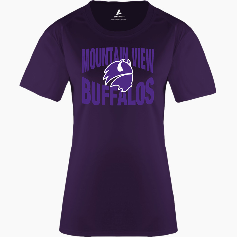 MOUNTAIN VIEW HIGH SCHOOL BUFFALOS <span class="pdp-name-mascot">MOUNTAIN VIEW BUFFALOS</span> BSN SPORTS Women's Phenom Short Sleeve T-Shirt