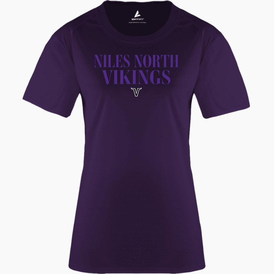 Niles North Vikings BSN SPORTS Women's Phenom Short Sleeve T-Shirt