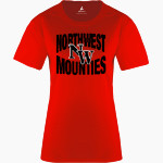 Northwest Mounties BSN SPORTS Women's Phenom Short Sleeve T-Shirt Front Thumbnail