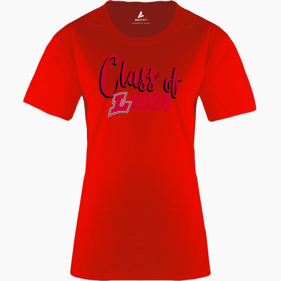 LAKEWOOD HIGH SCHOOL LANCERS <span class="pdp-name-mascot">LAKEWOOD LANCERS</span> BSN SPORTS Women's Phenom Short Sleeve T-Shirt