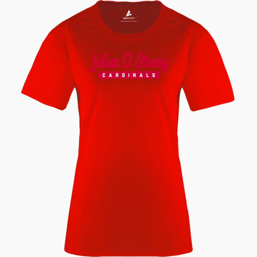 Julian O Strong Cardinals <span class="pdp-name-mascot">Julian O Strong Cardinals</span> BSN SPORTS Women's Phenom Short Sleeve T-Shirt