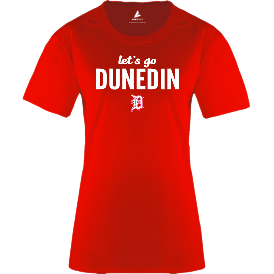 Dunedin Falcons <span class="pdp-name-mascot">Dunedin High School Falcons</span> BSN SPORTS Women's Phenom Short Sleeve T-Shirt