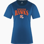 Riverton Hawks BSN SPORTS Women's Phenom Short Sleeve T-Shirt Front Thumbnail