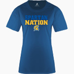 MASON CO CENTRAL HIGH SCHOOL SPARTANS <span class="pdp-name-mascot">MASON CO SPARTANS</span> BSN SPORTS Women's Phenom Short Sleeve T-Shirt Front Thumbnail