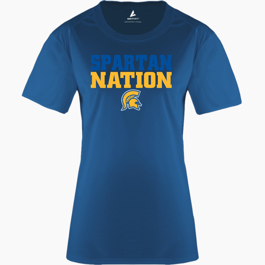 MASON CO CENTRAL HIGH SCHOOL SPARTANS <span class="pdp-name-mascot">MASON CO SPARTANS</span> BSN SPORTS Women's Phenom Short Sleeve T-Shirt