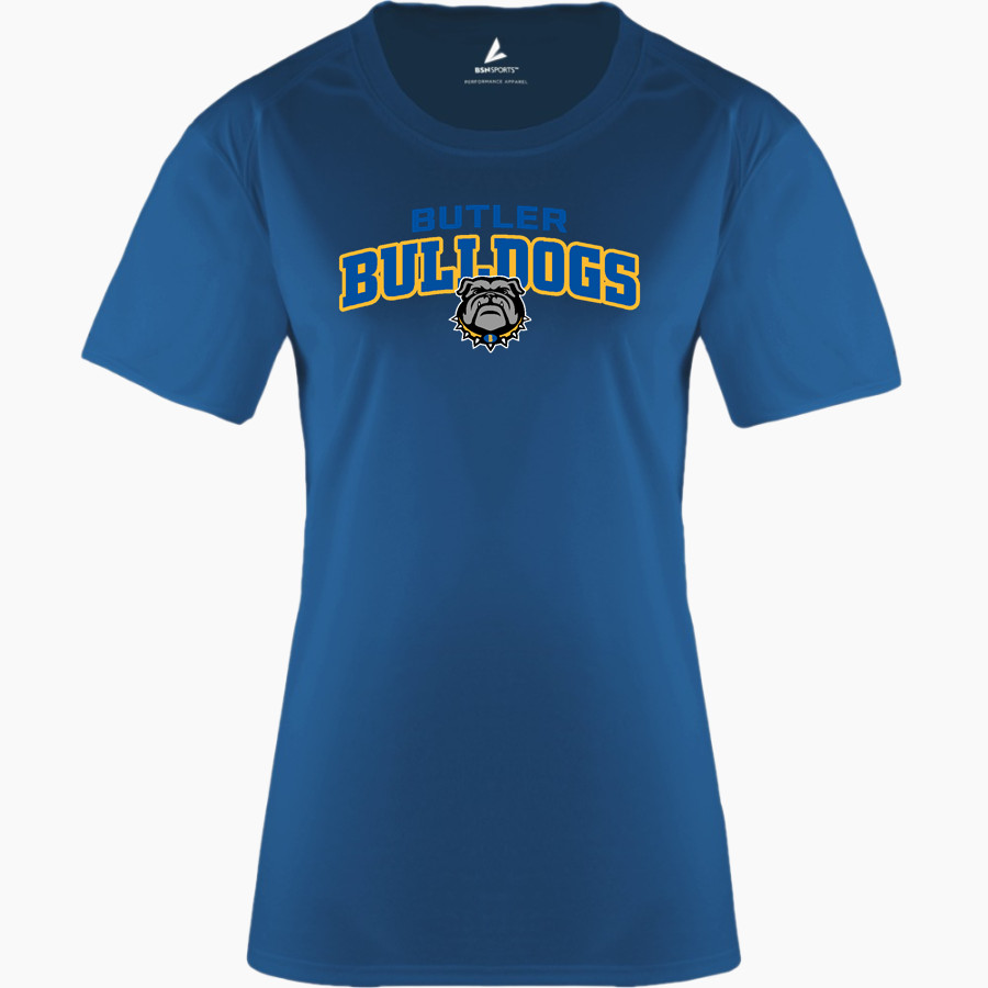 butler high school It takes more to be a BULLDOG <span class="pdp-name-mascot">BUTLER BULLDOGS</span> BSN SPORTS Women's Phenom Short Sleeve T-Shirt