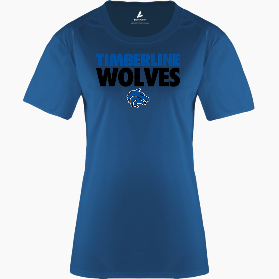 Timberline Wolves <span class="pdp-name-mascot">Timberline Wolves</span> BSN SPORTS Women's Phenom Short Sleeve T-Shirt