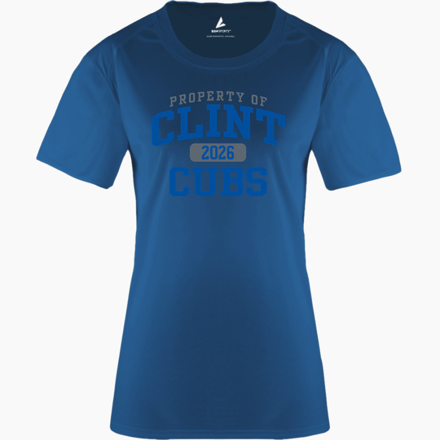Clint Cubs <span class="pdp-name-mascot">Clint Cubs</span> BSN SPORTS Women's Phenom Short Sleeve T-Shirt
